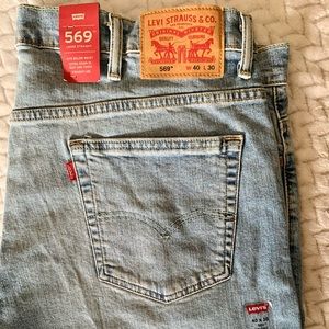 MENS NEW LEVIS 569 LOOSE STRAIGHT JEANS